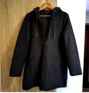 KURTKA DAMSKA BARANEK Z KAPTUREM 44 SZARA SOLIDNA STAN SUPER BENOTTI