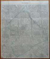 SZCZYTNO I OKOLICA (KREIS ORTELSBURG), KREISKARTE, ok. 1954 MAZURY