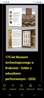 5497 folder 175 l muzeum arkusik perforowany naklad 700 szt