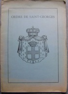 ORDER ŚW.JERZEGO-ORDRE DE SAINT-GEORGES- wyd.1934