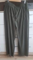 khaki spodnie plisowane j.NOWE _______M/L