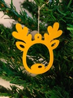 Boże Narodzenie świąteczne ozdoby na choinkę DRUK 3D | Renifer 12 szt.