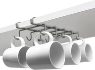 UCHWYT NA SZKLANKI FILIŻANKI ORGANIZER SZAFKA KUCHENNA KUCHNIA WISZĄCY