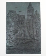 Staloryt pejzaż miejski - matryca Józef Piecuch Mielec