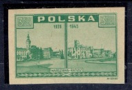 WYDANIE WARSZAWA OSKARŻA Fi 382 a Gw SZARO ZIELONY PAPIER JASNY ODMIANY