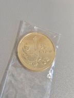 1 juan Chiny platerowanny 24-karatowym złotem