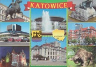 KATOWICE - POMNIK - SPODEK - BIBLIOTEKA - MUZEUM - LICEUM - MAPKA - HERB