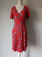 Śliczna sukienka w odcieniach czerwieni F&F EUR 36 96% viscose