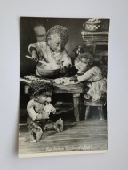 Bajka niemiecka - Jeż Mecki - stara pocztówka