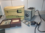 STARY RZUTNIK, PROJEKTOR DO BAJEK na KLISZE = PROFIL B-4 z PRL jak NOWY