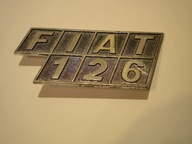 EMBLEMAT ZNACZEK TYŁ POLSKI FIAT 126p, BAMBINO 126 MALUCH