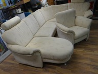 NAROŻNIK WYPOCZYNKOWY " U " + FOTEL