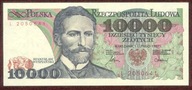 10 000 zł 1987 r ser L UNC b. rzadka seria - PIĘKNY !!!