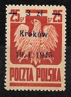 $$1945 Fi 350 B9** KRAKÓW - "A" ŚCIĘTA U DOŁU nad. 12 , poz. 12/62