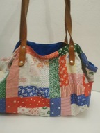 GUDRUN SJODEN TOREBKA PATCHWORK SHOPPER TOTE ORYGI