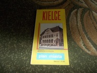 Kielce autobusy stary plan miasta