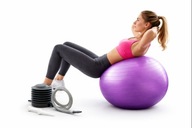Piłka Gimnastyczna Fitness 65 cm + Pompka GRATIS | Rehabilitacyjna Ciążowa