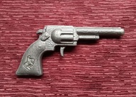 Rewolwer, colt - zabawka, odlew aluminiowy, PRL, lata 60-te
