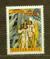 WĘGRY ** Wspólny lot ZSRR - Węgry Mi 3430