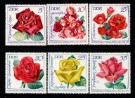 DDR / 1505-1510 ( Flora - Międzynarodowa Wystawa Róż ) 1972 r. / czyste