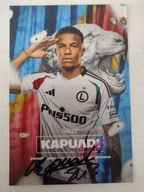 Zdjęcie 10x15 Legia autograf sezon 2025/26 Steve Kapuadi