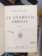 Teofil Lenartowicz Ze starych Zbroic Rytmy Bibljoteka Narodowa 1924
