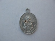 MATKA BOŻA NIEUSTAJĄCEJ POMOCY ŚW. ALFONS przedwojenny MEDALIK
