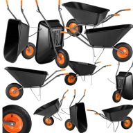 TACZKA BUDOWLANO-OGRODOWA HIGHER 150L-210KG Z MISĄ PVC SPAWANA KONSTRUKCJA