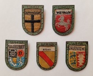 Whw, pomoc zimowa, winterhilfswerk, herby, zestaw 5 sztuk