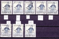 3462 - ZNAKI ZODIAKU - WODNIK - ODMIANY PAPIERU I FORM DRUKOWYCH- KASOWANE