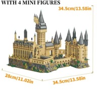 Zamek Czarodziejów Hogwarts 6369 el. + LED | Mini Klocki Kolekcjonerskie