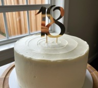 TOPPER NA TORT PERSONALIZACJA 30,40,50 DEKORACJA