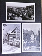 POLANICA-ZDRÓJ Widok ogólny , Sanatoria , zestaw 3 pocztówek