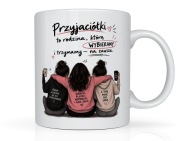 Kubek z nadrukiem dla przyjaciółki na prezent urodziny do kawy herbaty