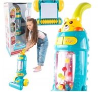 ODKURZACZ DLA DZIECI PIONOWY INTERAKTYWNY Z DŹWIĘKIEM ZABAWKA KREATYWNA +3