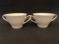 Bulionówki Włocławek 2 sztuki, porcelana Prl, vintage