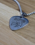 Naszyjnik z zawieszką z kostką gitarową Led Zeppelin