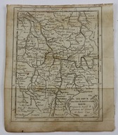 Dolina Renu Rhin Mapa Buffier 1744 r