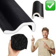 USZCZELKA DO OKIEN I DRZWI SAMOPRZYLEPNA CZARNA 22cm x 400cm x 2,5mm MENSEN