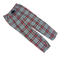 SPODNIE DAMSKIE DO PIŻAMY FLANELOWE KRATKA ROZM.M__