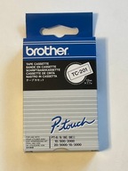 Oryginalna taśma do etykiet Brother TC-201