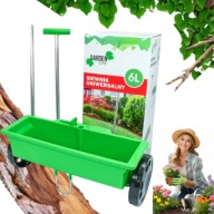 SIEWNIK ROZSIEWACZ DO TRAWY NASION SOLI ZIELONY RĘCZNY