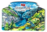GEIRANGER FJORD NORWEGIA magnes na lodówkę cz11