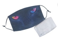 Maseczka ochronna na twarz filtry damska kot