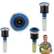 ZRASZACZ OGRODOWY WYNURZALNY ROTACYJNY OBROTOWY ZASIĘG 6,7m - 9M + DYSZE