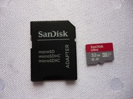 Karta pamięci SD microsd SanDisk Ultra 32GB +adapter SanDisk