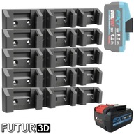 Uchwyt potrójny na akumulator Erbauer 18V EXT DualVolt z blokadą