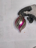 Bombki choinkowe PRL około 10 cm