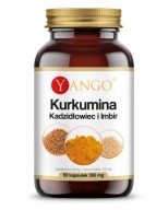Suplement diety Yango Kurkumina Kadzidłowiec Imbir 90 kapsułek bez cukru