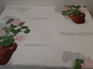 OBRUS SERWETA SERWETKA PŁÓCIENNY SKANDYNAWSKI PELARGONIE